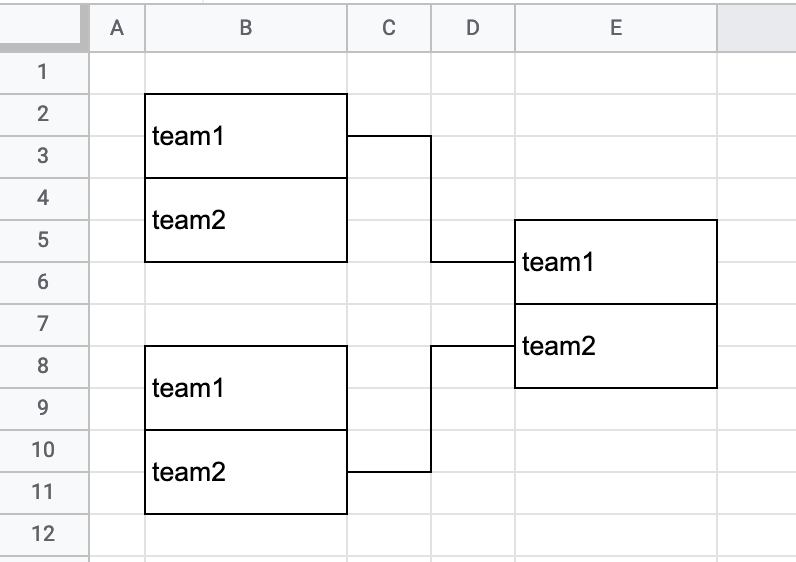 tournament template excel